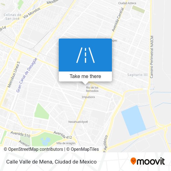 Calle Valle de Mena map