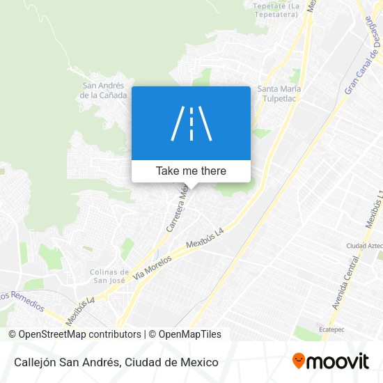Callejón San Andrés map