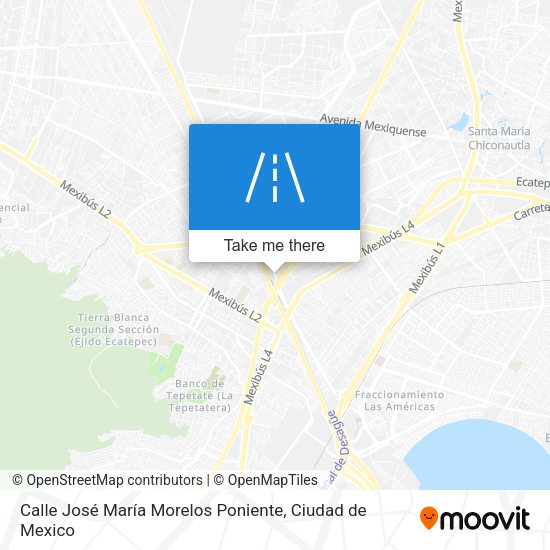Mapa de Calle José María Morelos Poniente