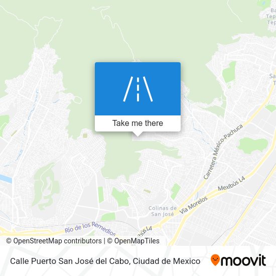 Mapa de Calle Puerto San José del Cabo