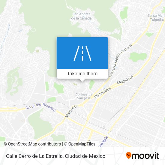 Calle Cerro de La Estrella map