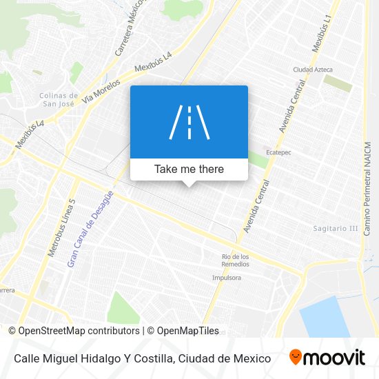 Calle Miguel Hidalgo Y Costilla map