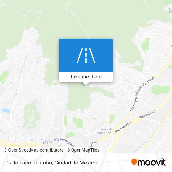 Calle Topolobambo map