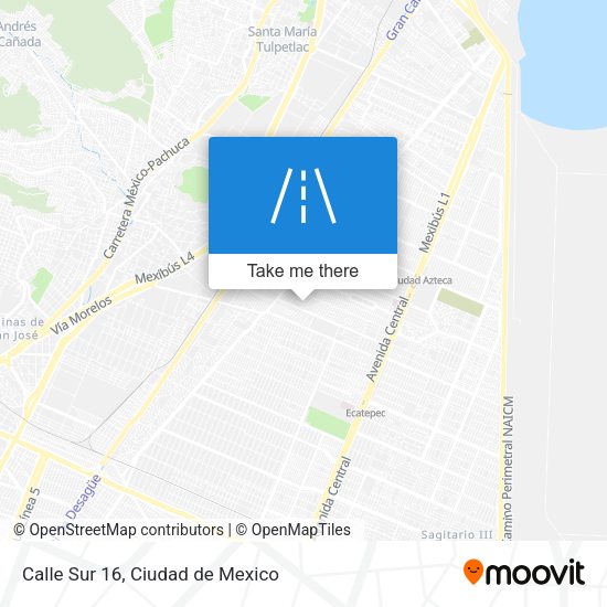 Mapa de Calle Sur 16