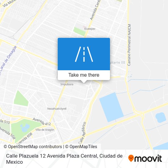 Mapa de Calle Plazuela 12 Avenida Plaza Central