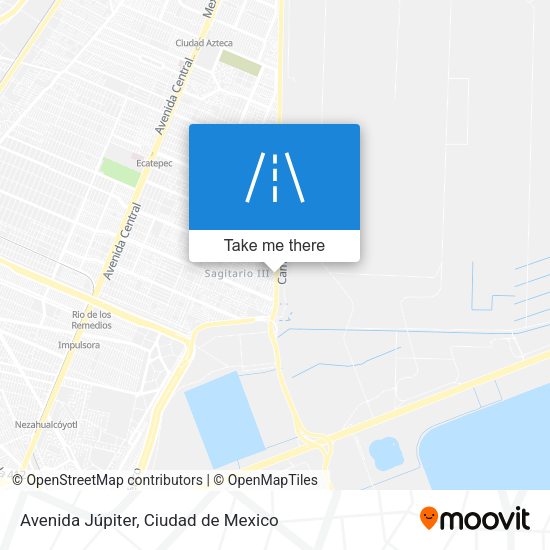 Avenida Júpiter map