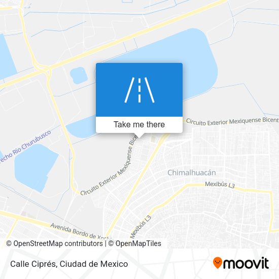 Calle Ciprés map
