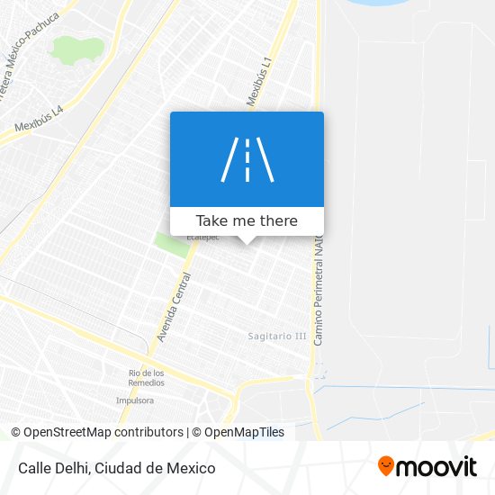 Calle Delhi map