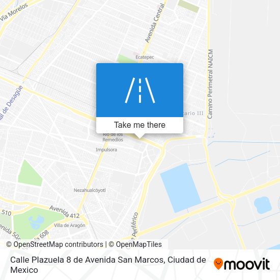 Calle Plazuela 8 de Avenida San Marcos map