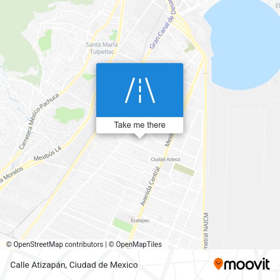 Calle Atizapán map