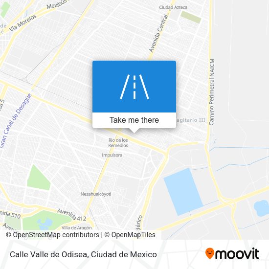 Calle Valle de Odisea map