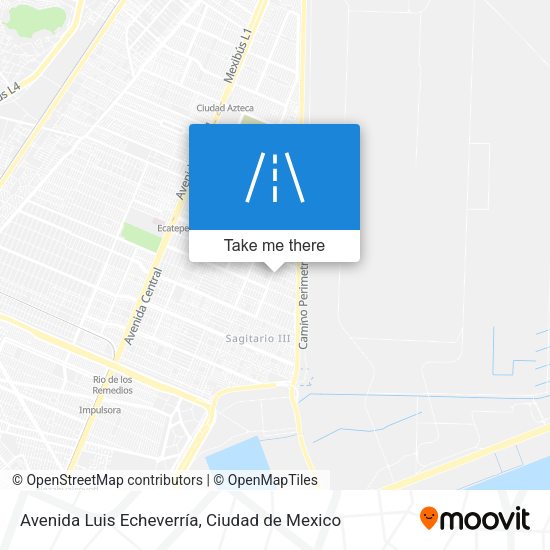 Avenida Luis Echeverría map