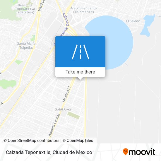 Mapa de Calzada Teponaxtlis