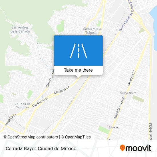 Mapa de Cerrada Bayer