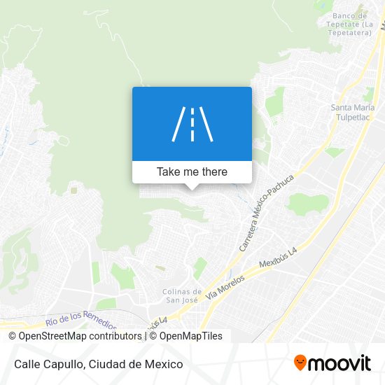 Calle Capullo map