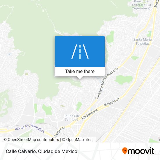 Mapa de Calle Calvario