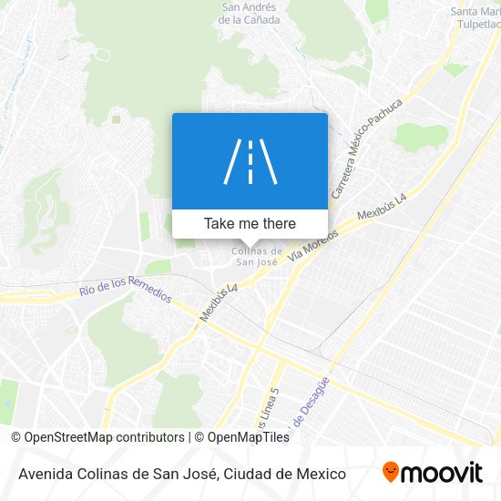 Avenida Colinas de San José map