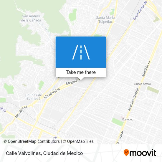 Calle Valvolines map