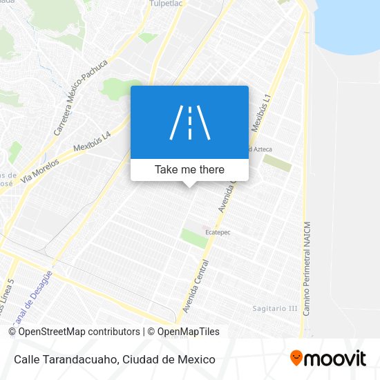 Calle Tarandacuaho map