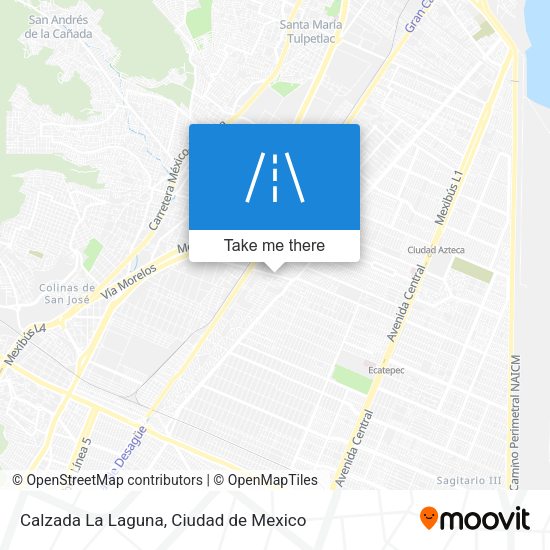 Calzada La Laguna map