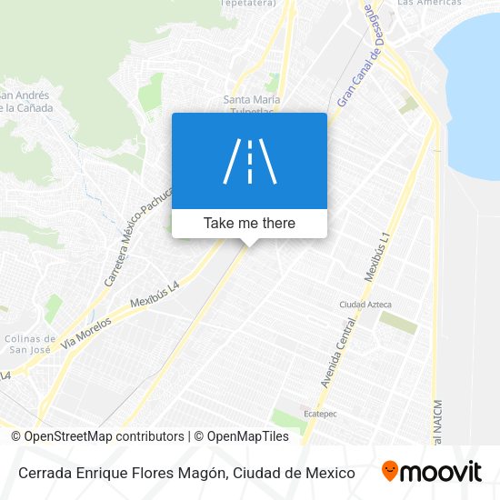 Cerrada Enrique Flores Magón map