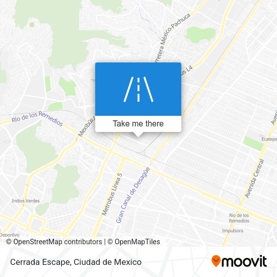 Cerrada Escape map