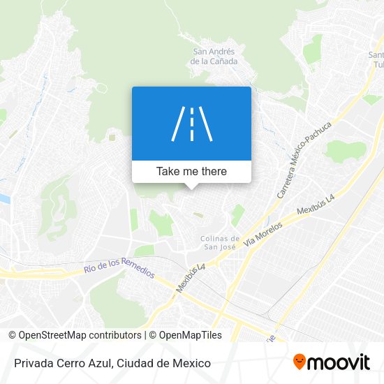 Mapa de Privada Cerro Azul
