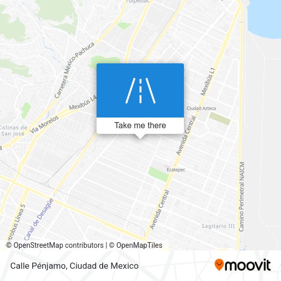 Calle Pénjamo map