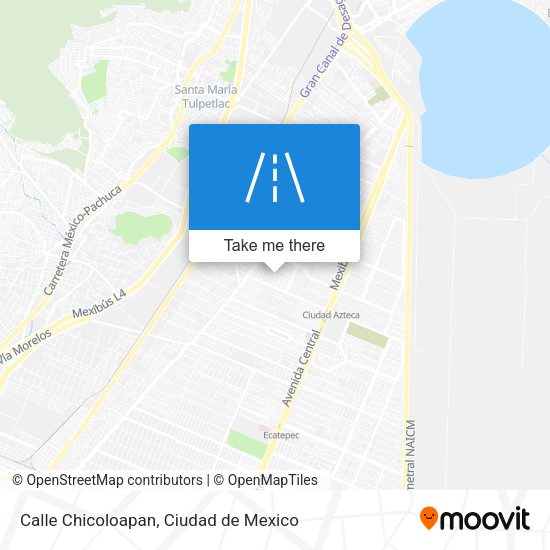 Calle Chicoloapan map