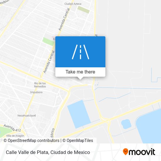 Mapa de Calle Valle de Plata