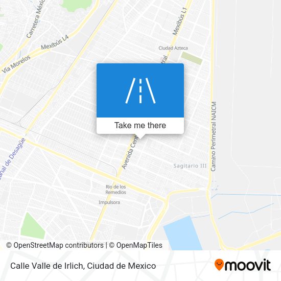 Calle Valle de Irlich map