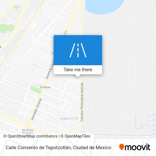 Calle Convento de Tepotzotlán map