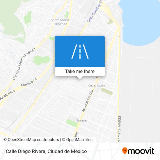 Calle Diego Rivera map