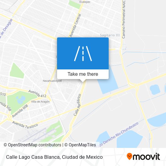 Calle Lago Casa Blanca map