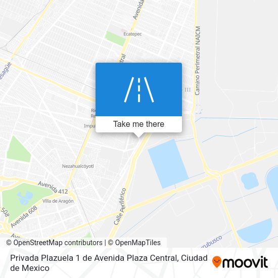Privada Plazuela 1 de Avenida Plaza Central map