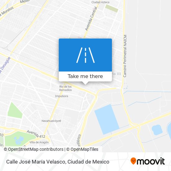 Mapa de Calle José María Velasco