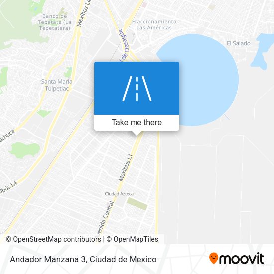 Mapa de Andador Manzana 3