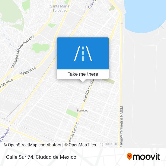 Mapa de Calle Sur 74