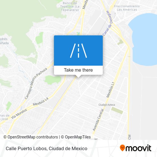 Calle Puerto Lobos map