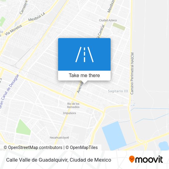 Calle Valle de Guadalquivir map