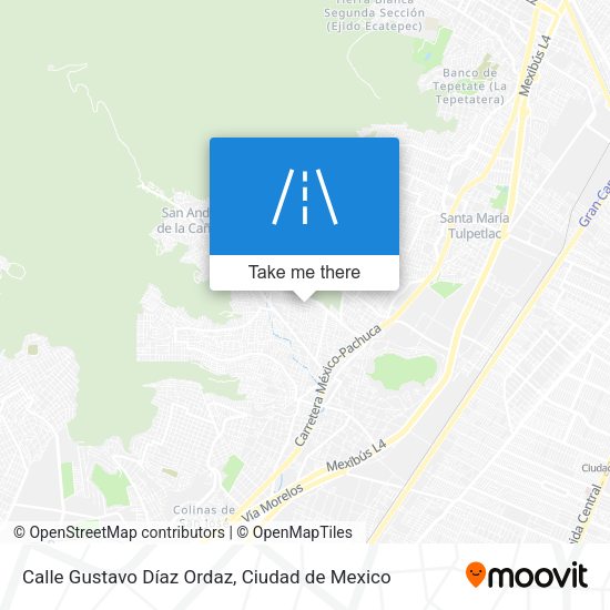 Calle Gustavo Díaz Ordaz map