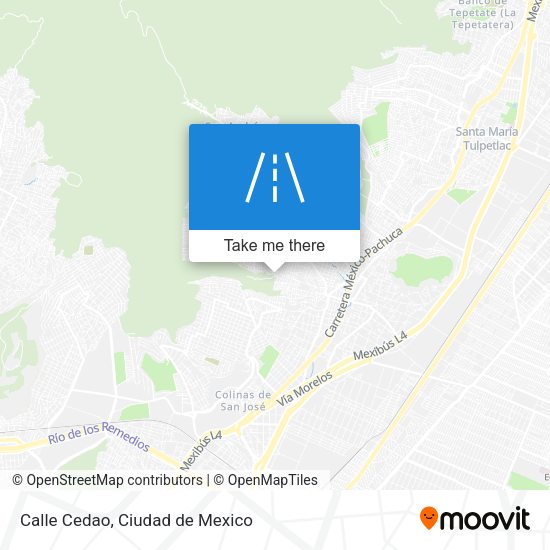 Mapa de Calle Cedao