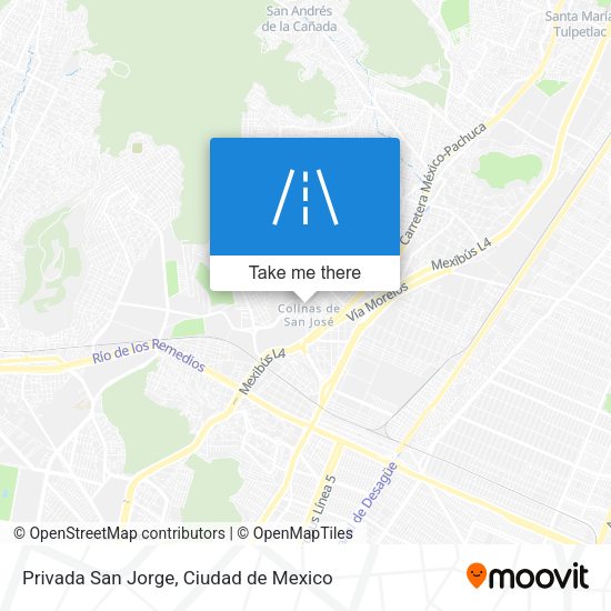 Privada San Jorge map