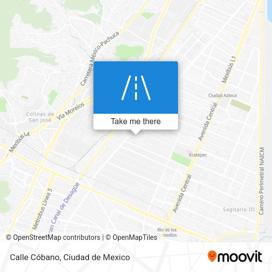 Mapa de Calle Cóbano