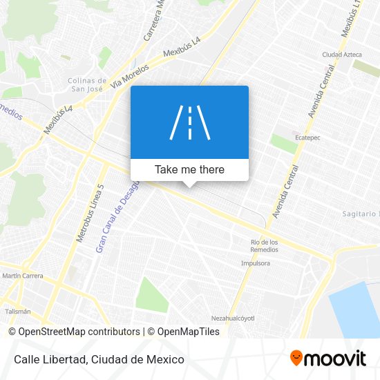 Mapa de Calle Libertad
