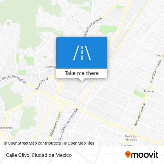 Calle Olivo map