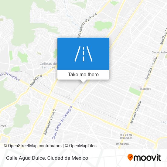 Calle Agua Dulce map