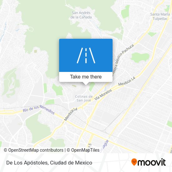 De Los Apóstoles map