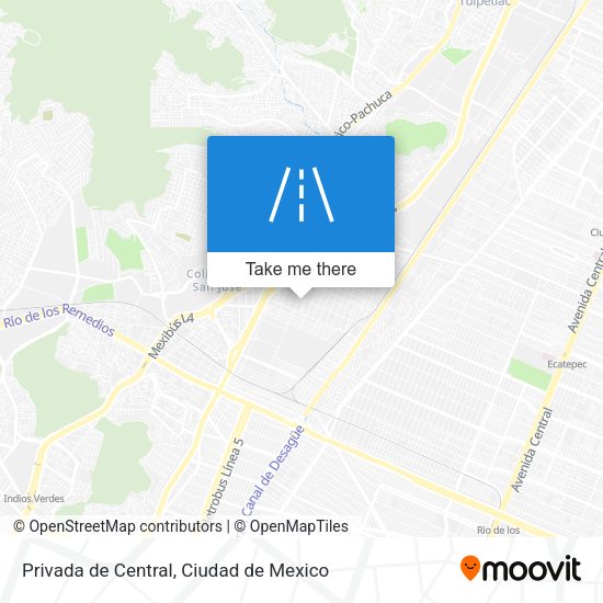 Mapa de Privada de Central