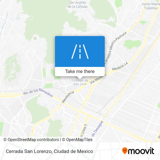 Cerrada San Lorenzo map
